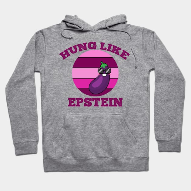 Funny Hung like epstein Hoodie by Flipodesigner